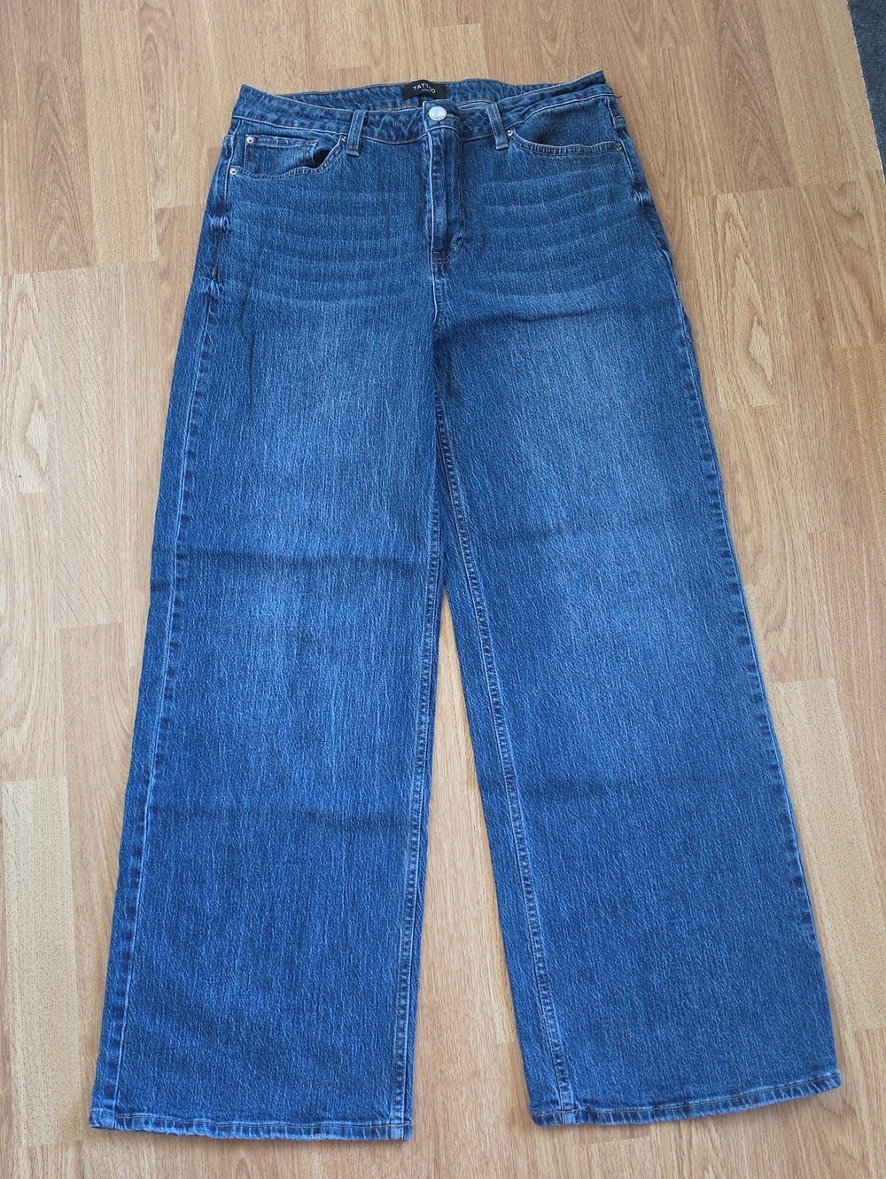 Eclipse Wide-Leg Denim Jeans in Blue